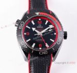 (VS Factory) Swiss Omega Seamaster Planet Ocean Deep 8906 Watch Black & Red
